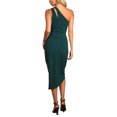 thumbnail image 2 of VISgogo Vestido sin mangas para mujer con un hombro Decoración hueca Estilo elegante Ropa de verano VISgogo moda, 2 of 3