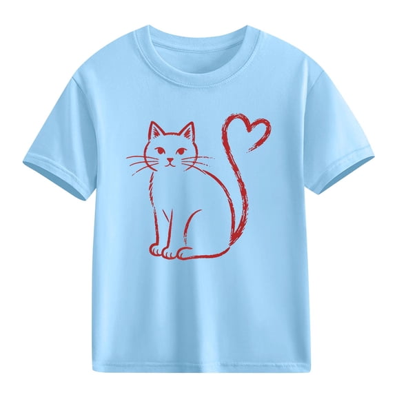 hengsof Children's Basic Short Sleeve T-shirt