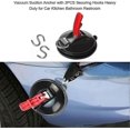 thumbnail image 4 of Vacuum Suction Anchor, Heavy Duty Suction Cup Hooks with 2 Mounting Hooks, Strong Suction Cup Anchors for Wall, 4 of 5