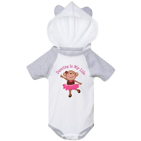 

Inktastic Dancing Monkey Girls Gift Baby Girl Bodysuit