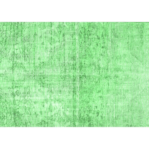 Ahgly Company Indoor Rectangle Persian Emerald Green Traditional Area Rugs, 5' x 7'