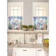 thumbnail image 5 of Octopus Coastal 2 Panel Kitchen Curtains for Small Windows, Summer Nautical Starfish Coral Ocean Bathroom Tier Curtain, Short Window Treatment for Bedroom/Living Room 55"x24", 5 of 6
