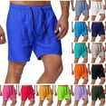 thumbnail image 2 of CHENge Plus Size Shorts Men Breathable Funny/novelty Print Quick Dry Swimming Swimsuit Beach Shorts Big and Tall Upf 50+ Sun Protection Summer Swimwear, 2 of 4