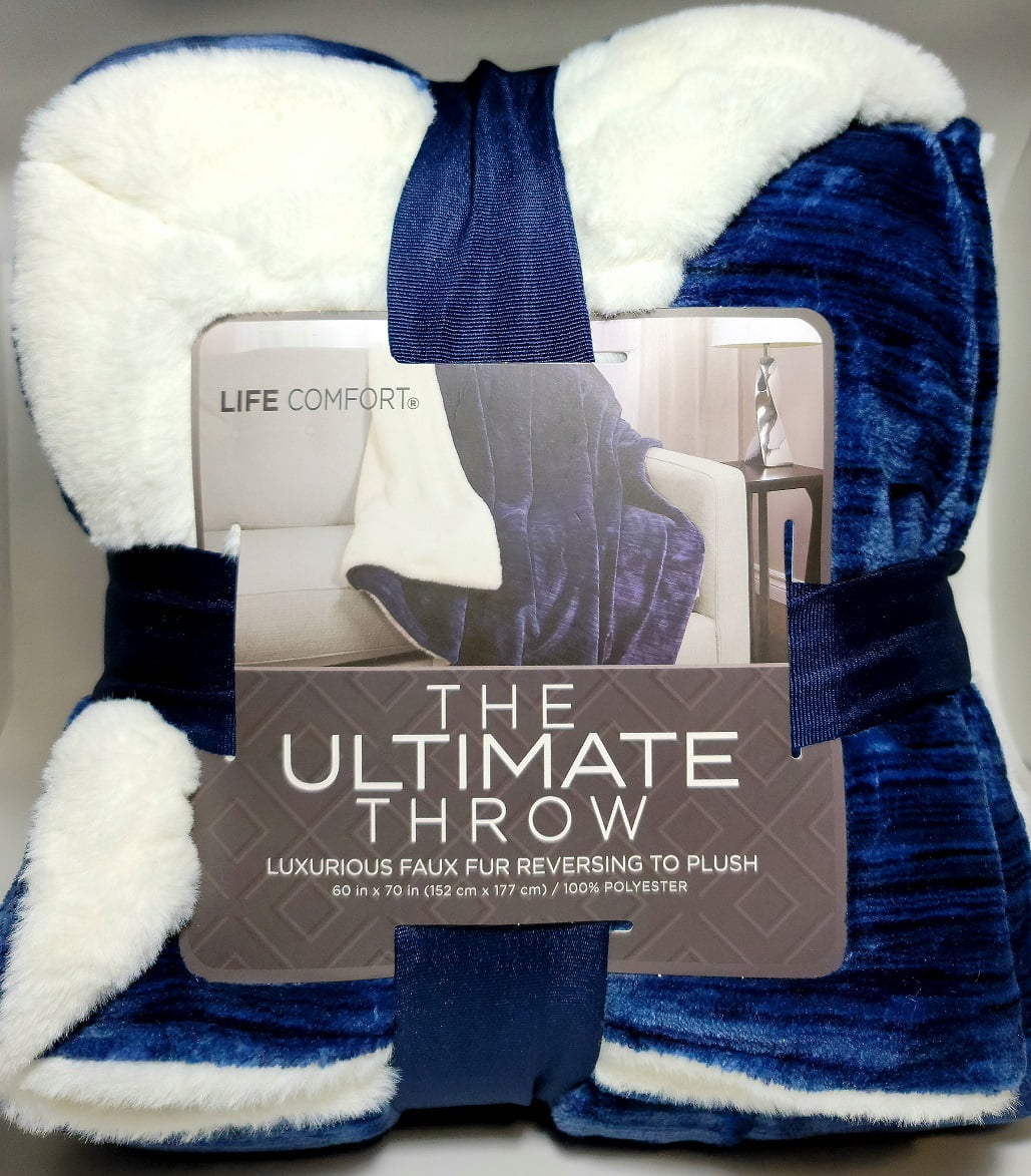 Life Comfort Urban Ultimate Plush Throw/Blanket 60 x 70 in. 