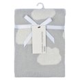 thumbnail image 4 of Modern Moments by Gerber Infant Baby Boy or Girl Unisex Soft Cozy Viscose Blanket, Gray Clouds, 4 of 6
