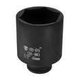 thumbnail image 1 of Heavy Duty 1/2 Drive Large Axle Nut Sockets 50mm Automotive Repair and Maintenance Tool for Auto Repair Impact Wrench Use, 1 of 8