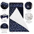 thumbnail image 3 of Moonsea Toddler Nap Mat Navy, Removable Pillow and Fleece Minky Blanket, Lightweight and Soft Perfect for Kids Preschool, Daycare, Travel Sleeping Bag for Boys, Designed to Fit on a Standard Cot, 3 of 6