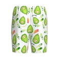 thumbnail image 5 of Naloa Kawaii Avocado Men's Short Pajama Pants, Lounge Comfort Shorts with Elasticized Waistband and Side Pockets - 3X-Large, 5 of 9