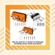 thumbnail image 3 of Scienceny Conjunto de juntas de localizador de carpintería de ancho ajustable para crear diferentes tipos de juntas de pasador Artesanía Corto naranja, 3 of 6