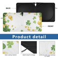 thumbnail image 4 of St. Patrick Leaves Coins Car Windshield Sun Shade Foldable Front Window Shades Cover Sun Visor Shield Block, 4 of 6