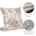 thumbnail image 4 of Floral Block Print Pillow Covers 20x20 Inch Set of 2, Vintage Floral Spring Decorative Throw Pillow Cases Boho Cushion Covers Rustic Decoration Gift Farmhouse Home Sofa Couch Bedroom Decor, 4 of 7