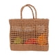 thumbnail image 1 of Bolsa de hombro de paja para mujer tejido playa hueco Totes cesta de la compra (café) Tmvgtek Para Estrenar, 1 of 4