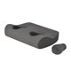 thumbnail image 2 of Almohada ergonómica para orejas perforadas, con funda, para dormir de lado. Gris oscuro, 2 of 9