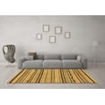 thumbnail image 3 of Ahgly Company Indoor Rectangle Abstract Brown Modern Area Rugs, 5' x 7', 3 of 4