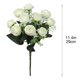 thumbnail image 3 of Flor artificial para decoración del hogar, bodas, centros de mesa, decoración de pared, cabeza de flor de 29 cm, adecuada para eventos y uso en jardín., 3 of 6