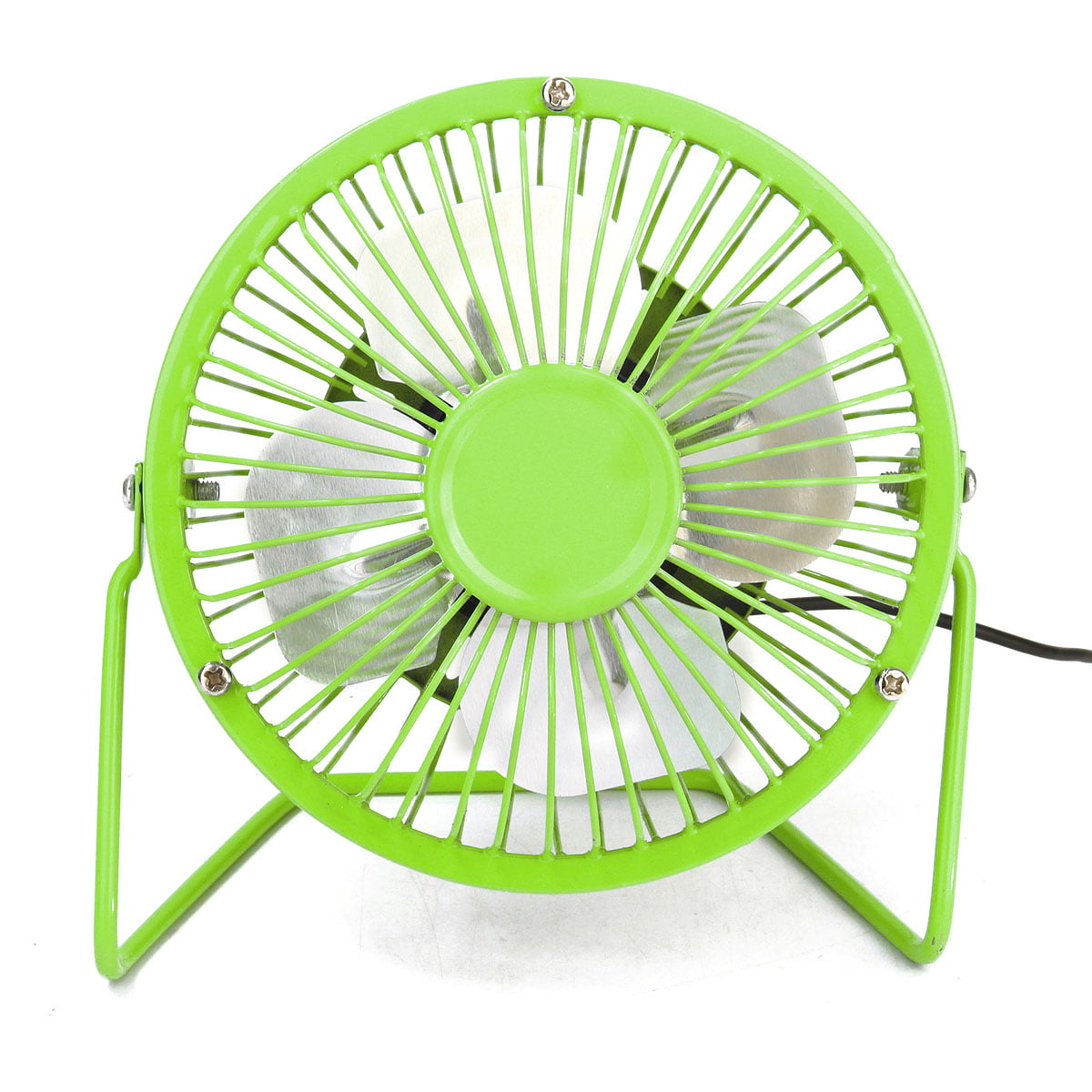 Sky-blue UKCOCO Mini Flexible Fan USB Table Desk Personal Cooling Fan with Night Light for Home Office Bedroom