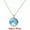 Navy Blue, variant on Full Moon Rising Moon Pendant Necklace Glow In The Dark Luminous Chain Women :yq-Red