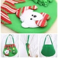 thumbnail image 3 of Bolso de hombro navideño para niños, totalizador lindo de Papá Noel y muñeco de nieve, 3 of 5