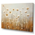 thumbnail image 2 of Designart "Whispering Gardens Of Beige Wildflowers II" Wildflowers Canvas Wall Art, 2 of 7