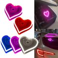 thumbnail image 3 of SPRING Car Triangle Window Love Neon Light Rear Window Neon Light Lighting Interior, 3 of 5