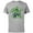 Athletic Heather, variant on Marvel Super Heroes Hulk Green Shamrocks St. Patrick's Day - Short Sleeve Cotton T-Shirt for Adults - Customized-Black