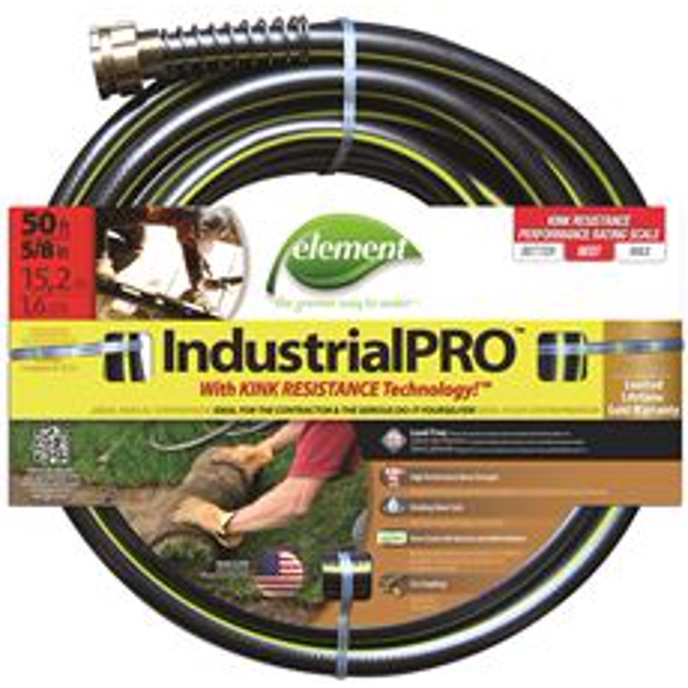 Swan Industrialpro Kink-Resistant Garden Hose, Lead-Free, 5/8 In. X 50
