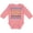 Mauve, variant on Inktastic Happy Hanukkah Sweater Style Design with Menorah and Dreidel Boys or Girls Long Sleeve Baby Bodysuit