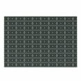 thumbnail image 1 of Afghan Cutting Board, Monochrome Middle Eastern Folklore Motifs Timeless Pattern Oriental Illustration, Decorative Tempered Glass Cutting and Serving Board, Small Size, Black White, by Ambesonne, 1 of 1