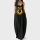 thumbnail image 2 of Vestido largo HUOGUO vestido sin mangas con cuello en V y estampado para mujer, 2 of 5