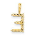 thumbnail image 3 of 14k 1/8 carat Lab Grown Diamond VS/SI+ G+ Letter E Initial Pendant, 3 of 4