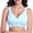 Blue, variant on Women's Cotton Wireless Sleep Bra for Nursing and Maternity Bralette Size 2XL