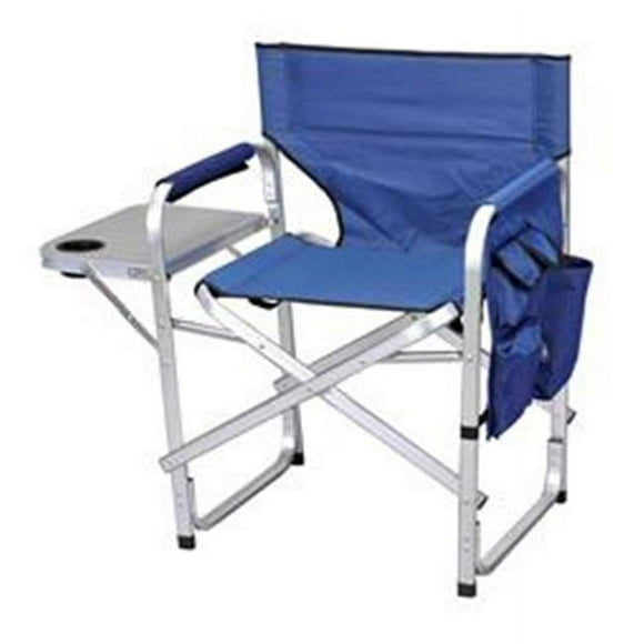 MINGS MARK SL1204BLUE Chaise de Réalisateur avec Table et Transparent