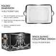 thumbnail image 2 of Ryvnso Mandala Skeleton Sitting Storage Basket Large Bin Foldable Boxes Toys Organizer 14.2x10.2x8.3in 2 PCs, 2 of 8