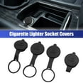 thumbnail image 2 of Unique Bargains 5pcs Black Waterproof Motorcycle Car  Lighter Socket Cover Cap Lid 12V, 2 of 3