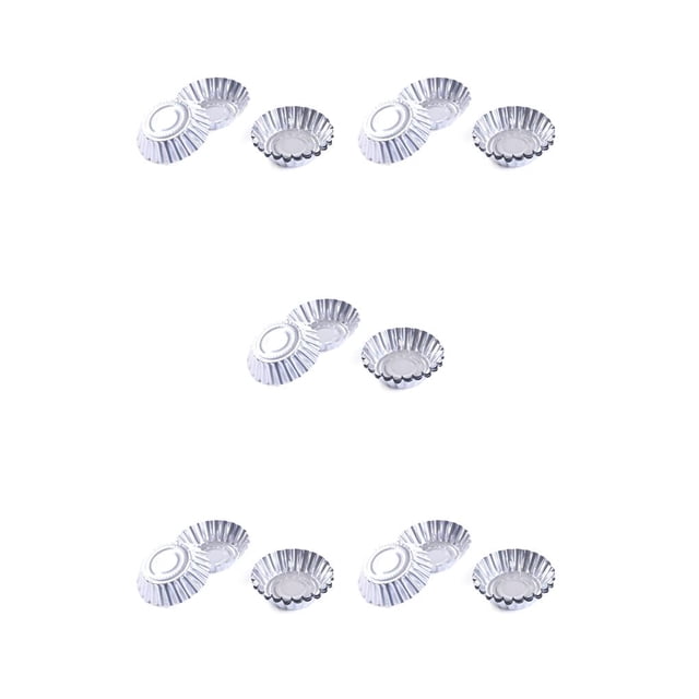 Moldes desechables para tartas de huevo Naiovety 50 Uds. 7x4.5x2cm CBP103199