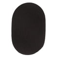 thumbnail image 1 of Rhody Rug S112R096X132 Solid 8x11 Wool Rug Black, 1 of 1