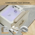 thumbnail image 6 of Artist Hand Pedicure Spa Massage Chair with Smart Foot Bathtub, Hand Wash for Manicure, Foot Bath (Gray), 6 of 11