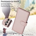 thumbnail image 5 of TECH CIRCLE For Galaxy S24 Ultra Wallet Case with Card Holder,PU Leather Flip Folio Shell Magnetic Closure Wrist Strap Kickstand Shockproof Protective Cover for Samsung Galaxy S24 Ultra 2024,Rosegold, 5 of 6