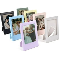 7 Pack Mini Photo Frames with Upgraded Clear Protective Cover - Mini Picture Frames for Fujifilm Instax/Polaroid 3-inch Film - Instax Film Frame Photo Holder