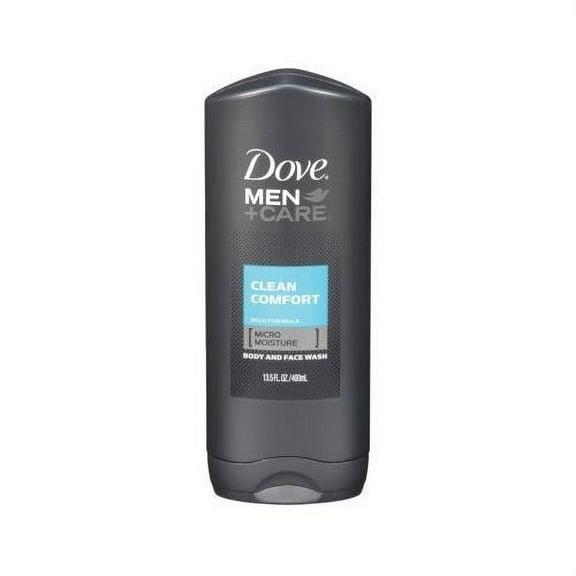 Dove Men   Care Body & Face Wash, Clean Comfort 13.50 oz ( Pack of 2)