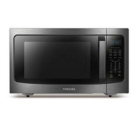 Toshiba 1.5 cu. ft., 1000 Watts Multi-Functional Microwave Oven, Smart Sensor, ML-EC42P(BS), Black Stainless Steel