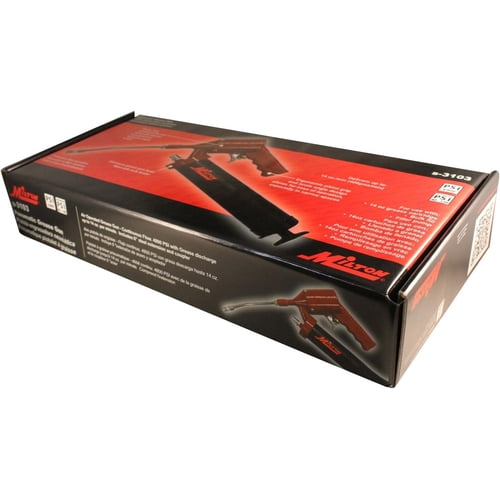 Milton Industries Air Operated Grease Gun - Continuous Flow, 4800 PSI