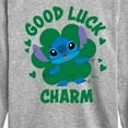 thumbnail image 3 of Disney Lilo & Stitch - St. Patrick's Day - Good Luck Charm - Toddler & Youth Long Sleeve T-Shirt, 3 of 5