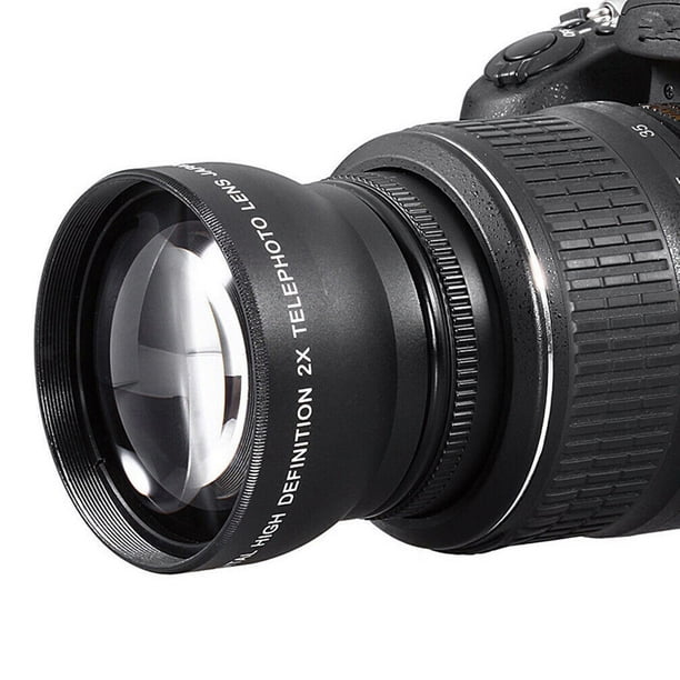 Lente X, lente de cámara con montura HD y aumento de 2X de 52 mm Características mejoradas