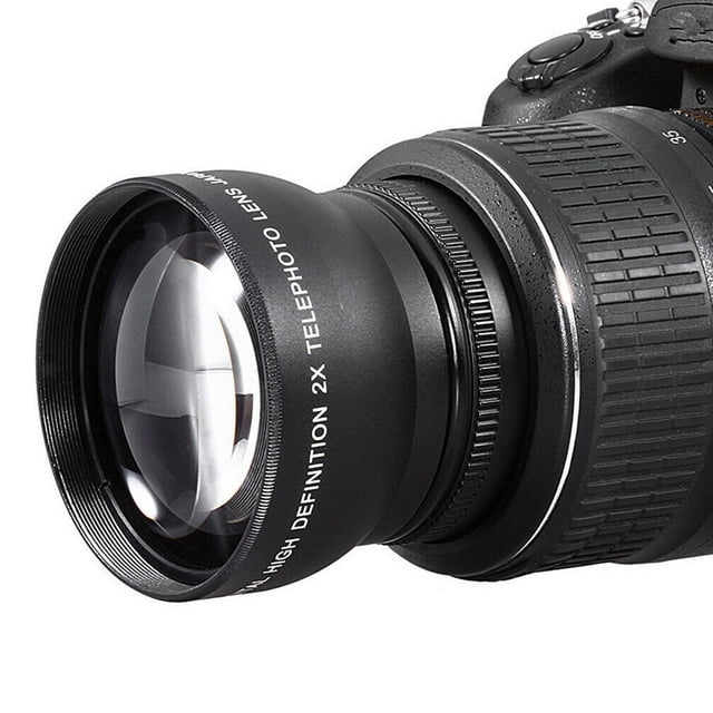 Lente X, lente de cámara con montura HD y aumento de 2X de 52 mm Características mejoradas