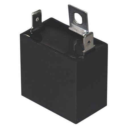 1 Microfarad Capacitor Dayton Rectangle Motor Run Capacitor, 2 Microfarad Rating, 370VAC Voltage - 22F163 ()