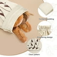 thumbnail image 3 of Uxcell 2 Pack Reusable Bread Bags, 17.7 x 11.8" Linen Bread Storage for Homemade Sourdough Beeswax Food Drawstring Closure, Brown Bread, 3 of 6