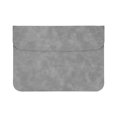 thumbnail image 1 of PU Leather Laptop Bag Suitable For MacBook 11 12 13 Inch Magnetic Computer Bag For Huawei 14 15 16 Inch Protective Case grey 13.3 14 Inch, 1 of 6