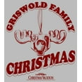 thumbnail image 2 of Men's National Lampoon's Christmas Vacation Griswold Family Moose  Graphic Tee Athletic Heather X Large, 2 of 5