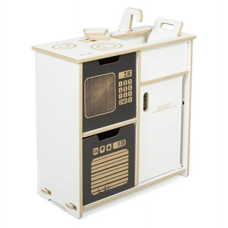 Sprout Kids Modern Play Kitchen - White